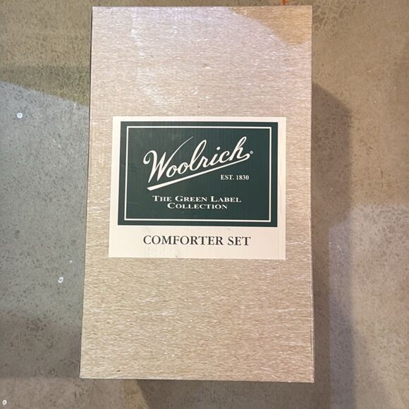 Woolrich Flint 3 Piece Down Alternative Comforter Mini Set,Navy,Full/Queen - Picture 10 of 10